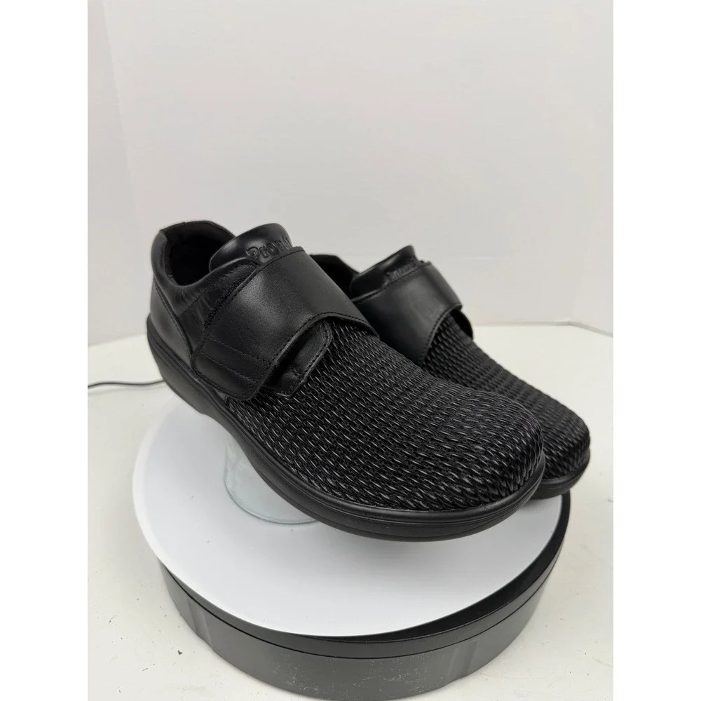 Propet Womens Olivia Black Hook and Loop Adjustable Orthopedic Shoes 9 M (B) - Picture 9 of 17